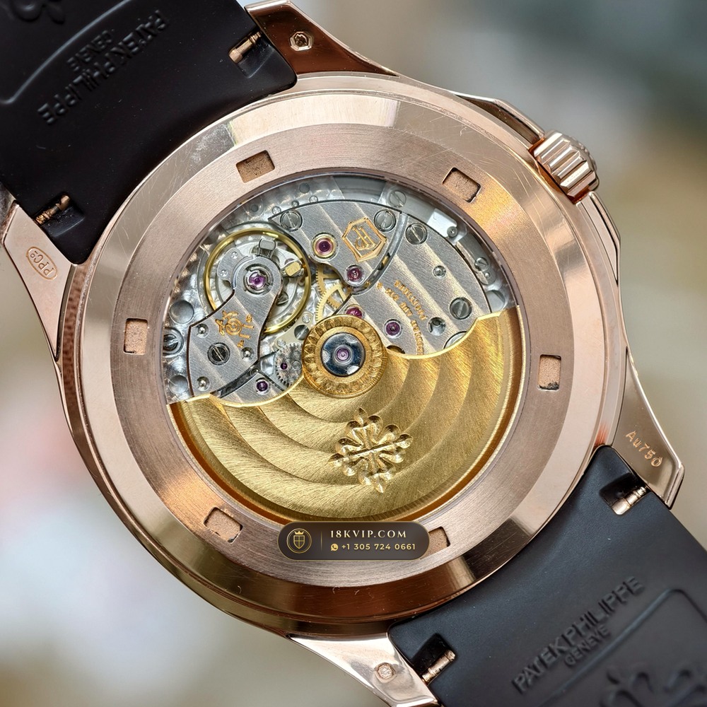 Patek Philippe Aquanaut Extra-Large Self-Winding 18K Rose Gold Ref. 5167R-001 — Private Vault Edition — Studio Gallery Plate VII in 18K Rose Gold Au750 (108.9g Verified Mass, Patek Philippe Cal. 324 S C - 21K Gold Rotor)