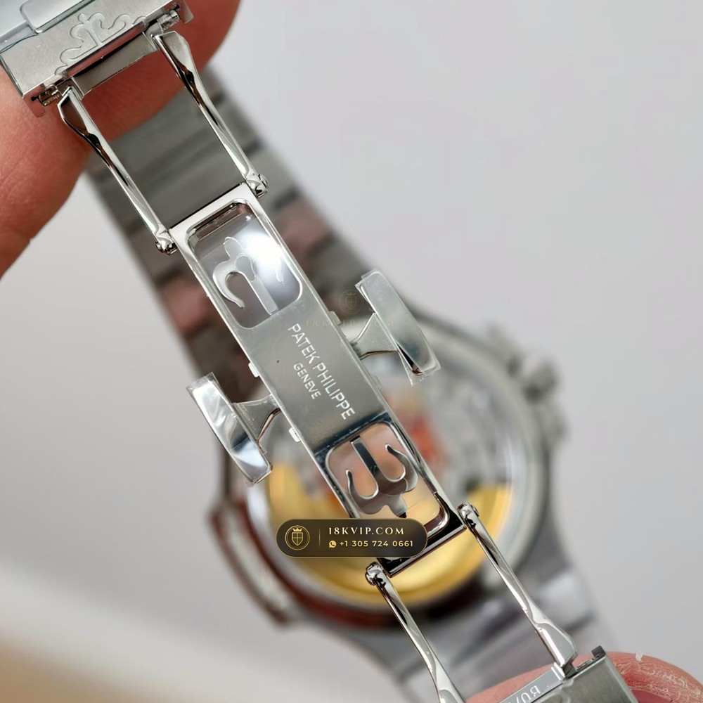 Patek Philippe Nautilus Ladies Automatic 35.2mm Diamond Bezel Ref. 7118/1200A-001 — Private Vault Edition — Studio Gallery Plate IX in 904L Stainless Steel Custom Architecture (96.2g Verified Mass, Patek Philippe Cal. 324 S C - 21K Gold Rotor)