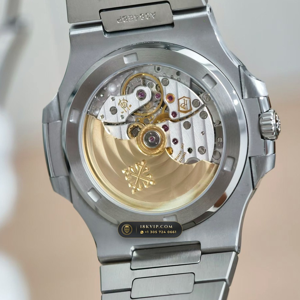Patek Philippe Nautilus Self-Winding Ref. 5711/1A-010 — Private Vault Edition — Studio Gallery Plate V in 904L Stainless Steel Custom Architecture (115.2g Verified Mass, Patek Philippe Cal. 26-330 S C / Cal. 324 S C - 21K Gold Rotor)