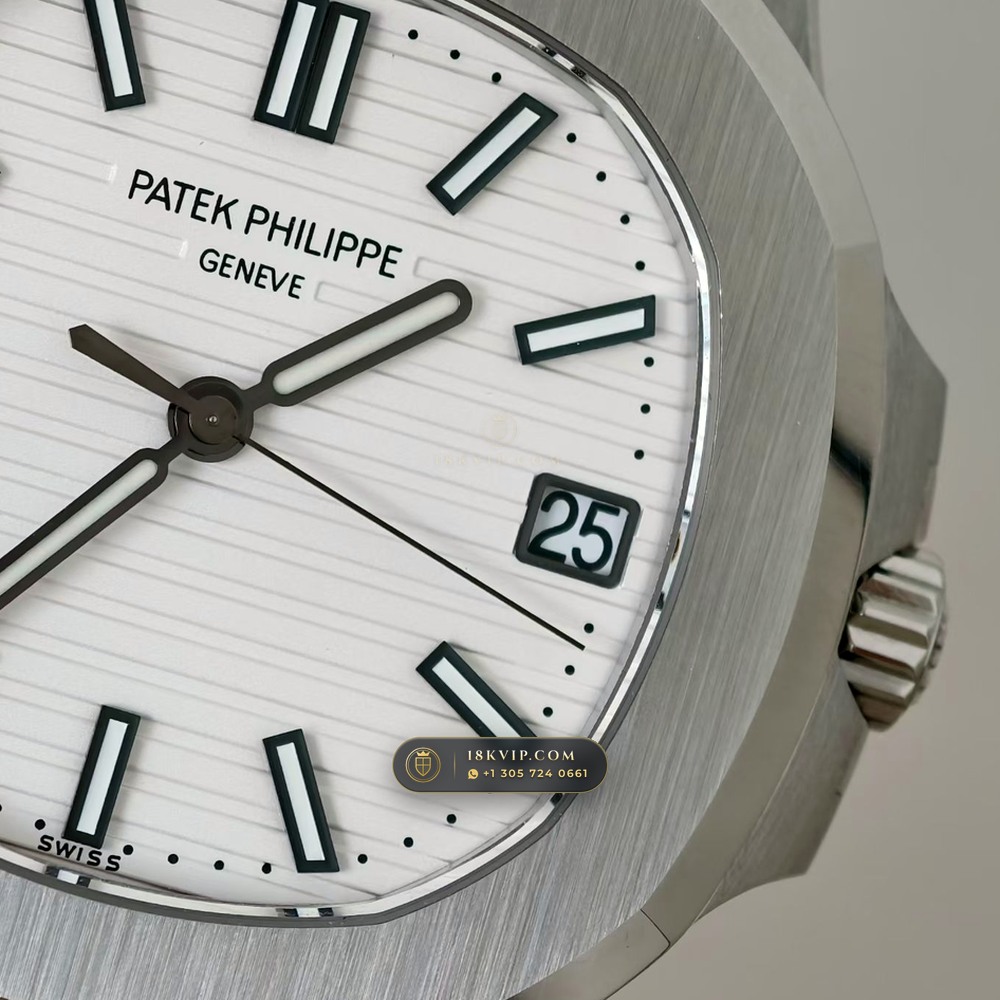 Patek Philippe Nautilus Self-Winding Hand-Chamfered Bevel Spec Ref. 5711A — Private Vault Edition — Studio Gallery Plate IV in 904L Stainless Steel Custom Architecture (114.9g Verified Mass, Patek Philippe Cal. 26-330 S C / Cal. 324 S C - 21K Gold Rotor)