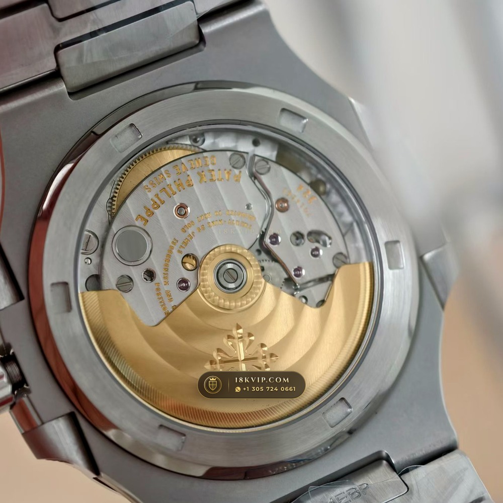 Patek Philippe Nautilus Self-Winding Hand-Chamfered Bevel Spec Ref. 5711A — Private Vault Edition — Studio Gallery Plate VI in 904L Stainless Steel Custom Architecture (114.9g Verified Mass, Patek Philippe Cal. 26-330 S C / Cal. 324 S C - 21K Gold Rotor)