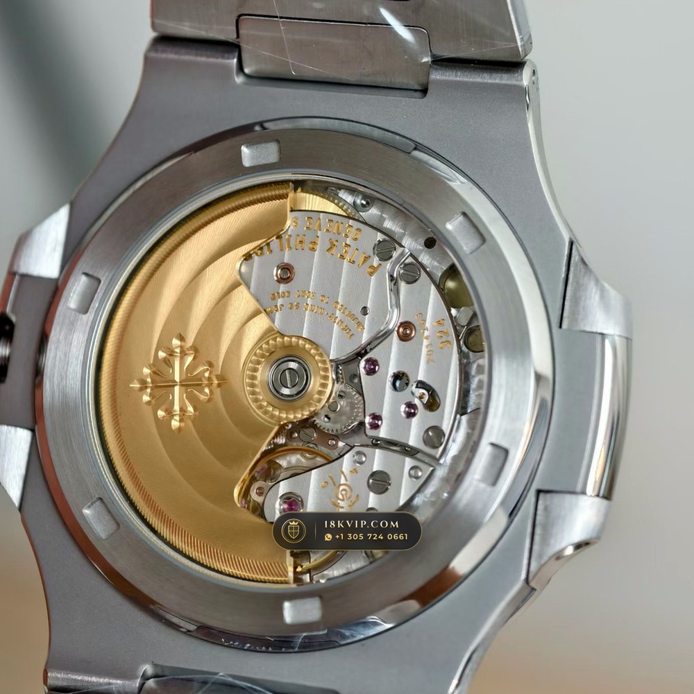 Patek Philippe Nautilus Self-Winding Hand-Chamfered Bevel Spec Ref. 5711A — Private Vault Edition — Studio Gallery Plate VII in 904L Stainless Steel Custom Architecture (114.9g Verified Mass, Patek Philippe Cal. 26-330 S C / Cal. 324 S C - 21K Gold Rotor)