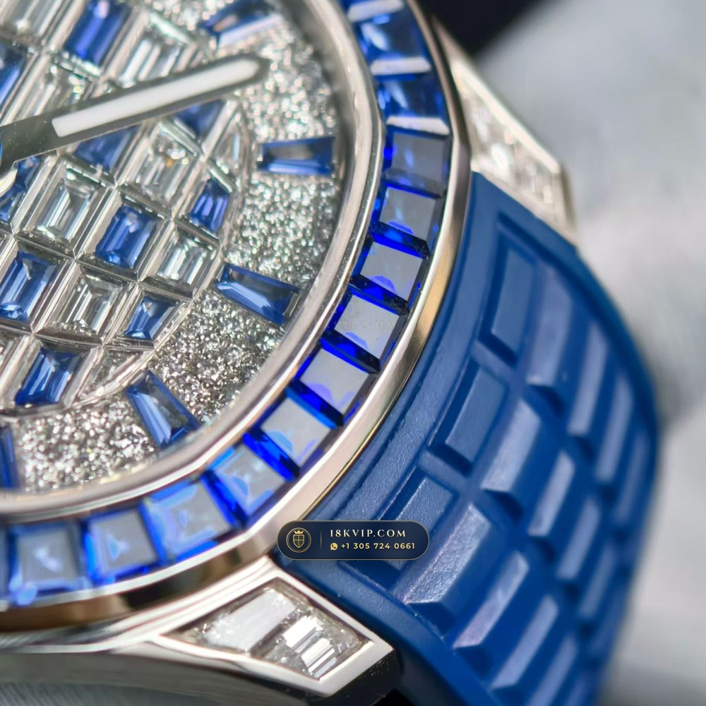 Patek Philippe Aquanaut Luce Haute Joaillerie 18K White Gold Ref. 5268/461G-001 — Private Vault Edition — Studio Gallery Plate VI in 18K White Gold Au750 (114.9g Verified Mass, Patek Philippe Cal. 26-330 S C - 21K Gold Rotor)