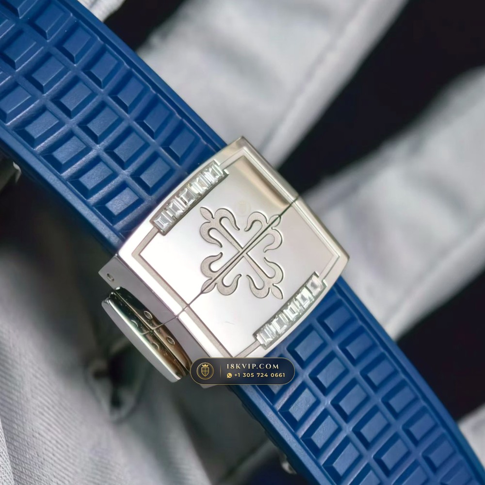 Patek Philippe Aquanaut Luce Haute Joaillerie 18K White Gold Ref. 5268/461G-001 — Private Vault Edition — Studio Gallery Plate VIII in 18K White Gold Au750 (114.9g Verified Mass, Patek Philippe Cal. 26-330 S C - 21K Gold Rotor)