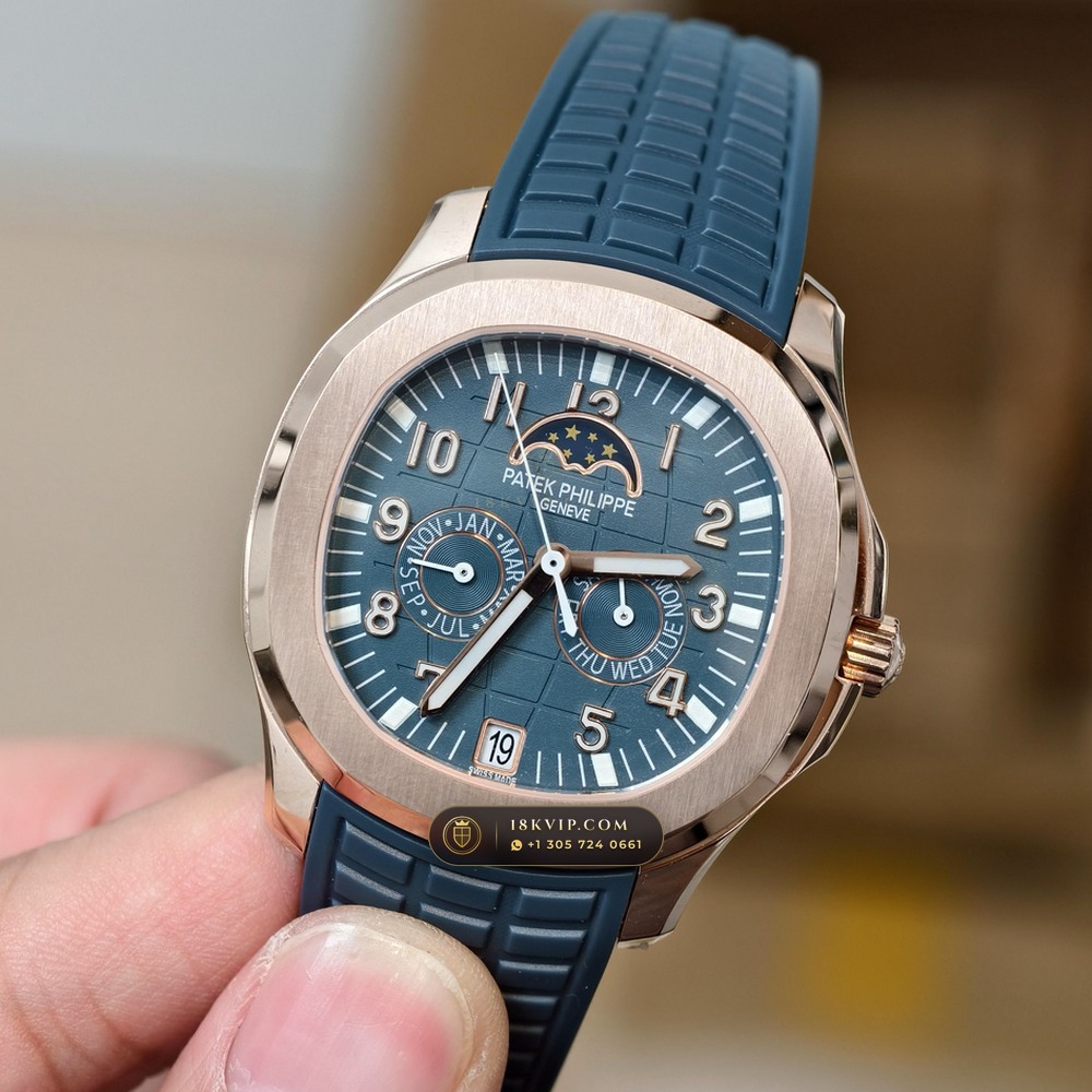 Patek Philippe Aquanaut Luce Annual Calendar 18K Rose Gold Geneva Atelier Spec Ref. 5261R — Private Vault Edition — Studio Gallery Plate II in 18K Rose Gold Au750 (104.5g Verified Mass, Patek Philippe Cal. 26-330 S QA LU)