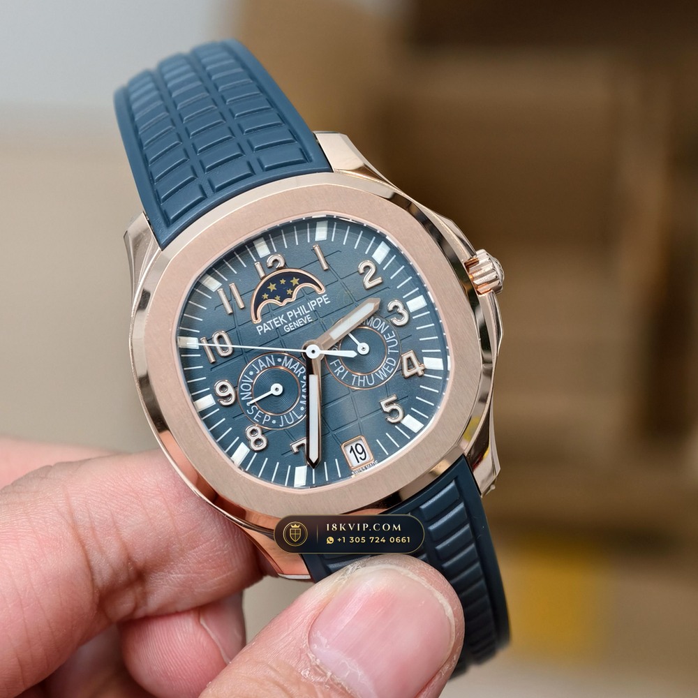 Patek Philippe Aquanaut Luce Annual Calendar 18K Rose Gold Geneva Atelier Spec Ref. 5261R — Private Vault Edition — Studio Gallery Plate VII in 18K Rose Gold Au750 (104.5g Verified Mass, Patek Philippe Cal. 26-330 S QA LU)