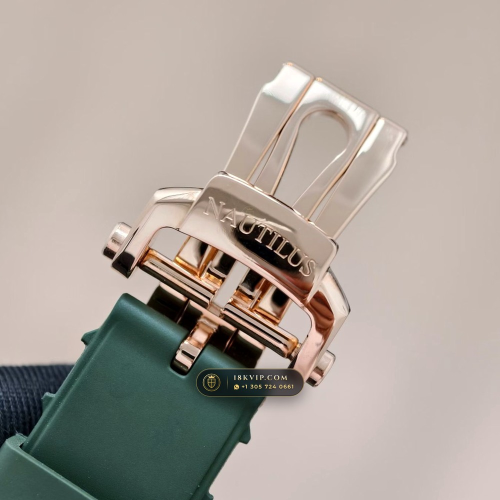 Patek Philippe Nautilus Moonphase & Power Reserve 18K Rose Gold Custom SW Dial Deep Crystal Optics Ref. 5712R — Private Vault Edition — Studio Gallery Plate VII in 18K Rose Gold Au750 (106.0g Verified Mass, Patek Philippe Cal. 240 PS IRM C LU - 22K Gold Micro-Rotor)
