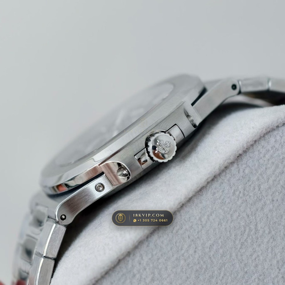 Patek Philippe Nautilus Moonphase & Power Reserve Tiffany Blue Dial Ref. 5712A — Private Vault Edition — Studio Gallery Plate IV in 904L Stainless Steel Custom Architecture (116.1g Verified Mass, Patek Philippe Cal. 240 PS IRM C LU - 22K Gold Micro-Rotor)