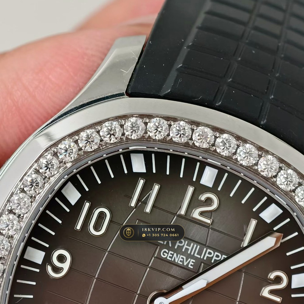 Patek Philippe Aquanaut Extra-Large Self-Winding Diamond-Set Bezel Geneva Atelier Spec Ref. 5167A — Private Vault Edition — Studio Gallery Plate IV in 904L Stainless Steel Custom Architecture (79.8g Verified Mass, Patek Philippe Cal. 324 S C - 21K Gold Rotor)