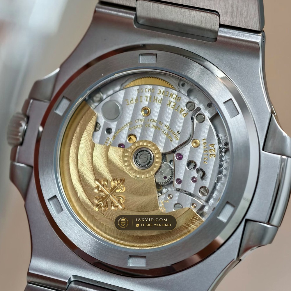 Patek Philippe Nautilus Self-Winding Custom SW Dial Deep Crystal Optics Ref. 5711/1A-011 — Private Vault Edition — Studio Gallery Plate VIII in 904L Stainless Steel Custom Architecture (114.8g Verified Mass, Patek Philippe Cal. 26-330 S C / Cal. 324 S C - 21K Gold Rotor)