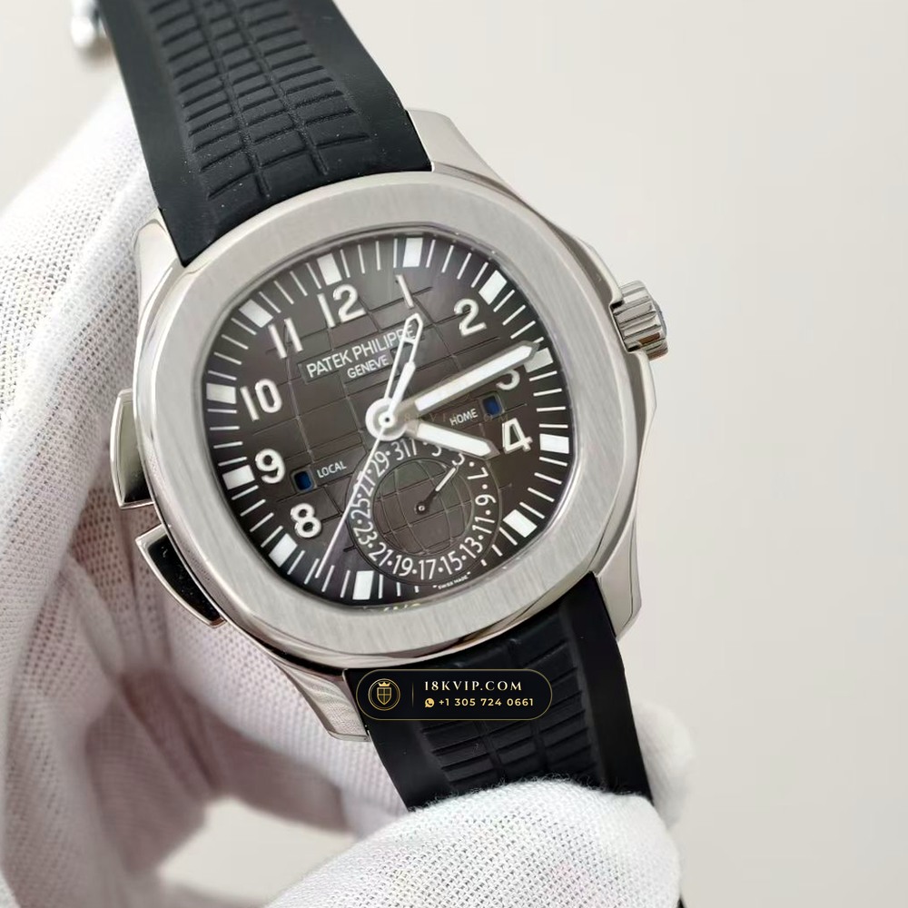 Patek Philippe Aquanaut Travel Time Dual-Zone Ref. 5164A — Private Vault Edition — Studio Gallery Plate II in 904L Stainless Steel Custom Architecture (93.4g Verified Mass, Patek Philippe Cal. 324 S C FUS - 21K Gold Rotor)