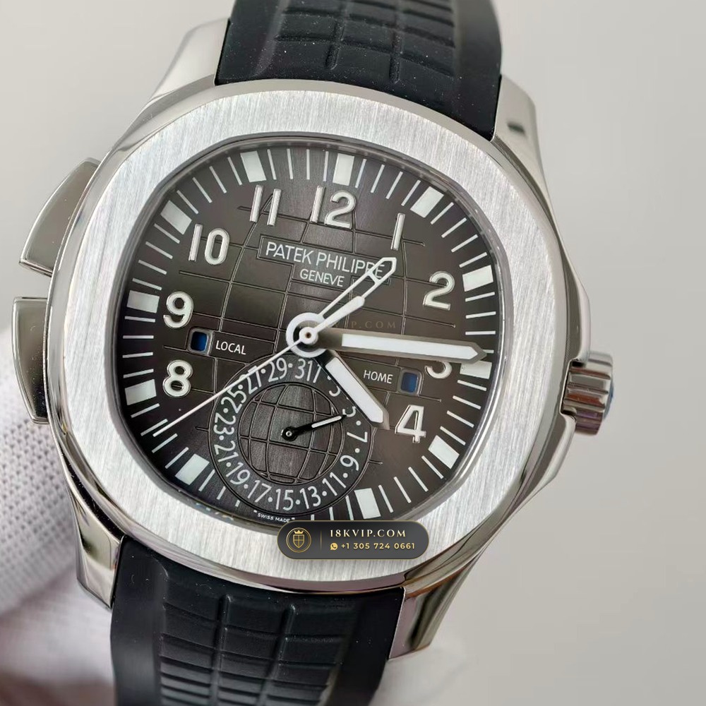 Patek Philippe Aquanaut Travel Time Dual-Zone Ref. 5164A — Private Vault Edition — Studio Gallery Plate III in 904L Stainless Steel Custom Architecture (93.4g Verified Mass, Patek Philippe Cal. 324 S C FUS - 21K Gold Rotor)