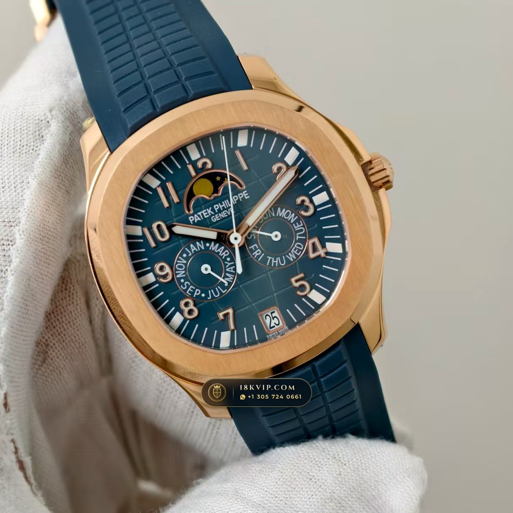 Patek Philippe Aquanaut Luce Annual Calendar 18K Rose Gold Chronometer Regulated Spec Ref. 5261R — Private Vault Edition — Studio Gallery Plate II in 18K Rose Gold Au750 (104.9g Verified Mass, Patek Philippe Cal. 26-330 S QA LU)