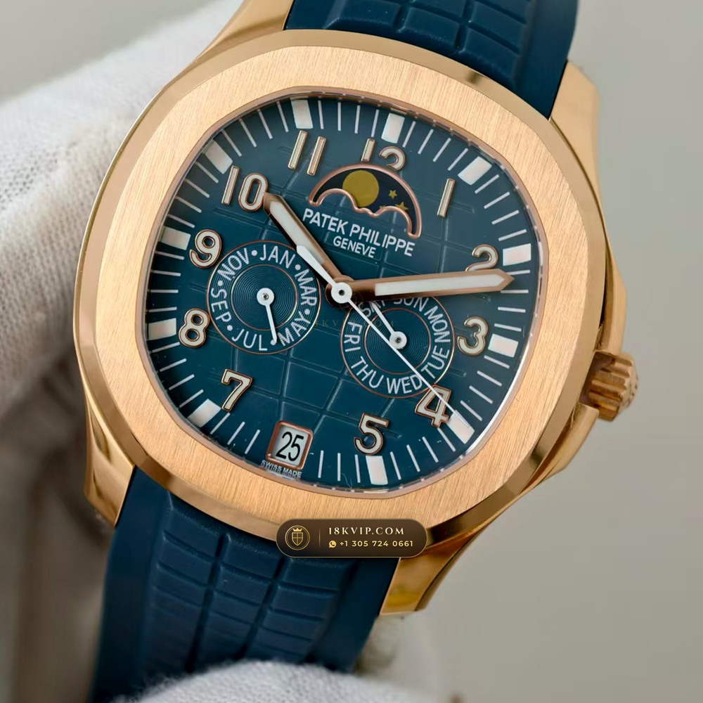 Patek Philippe Aquanaut Luce Annual Calendar 18K Rose Gold Chronometer Regulated Spec Ref. 5261R — Private Vault Edition — Studio Gallery Plate III in 18K Rose Gold Au750 (104.9g Verified Mass, Patek Philippe Cal. 26-330 S QA LU)