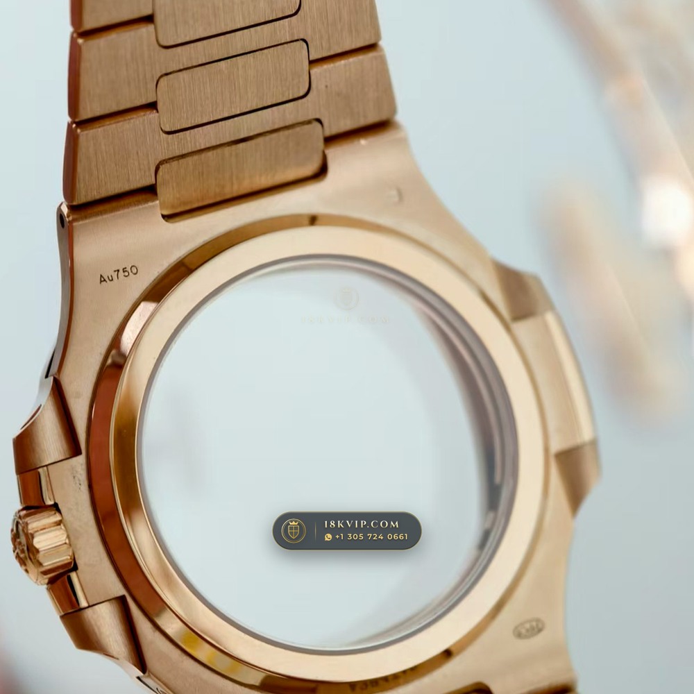 Patek Philippe Nautilus Moonphase & Power Reserve 18K Rose Gold Chronometer Regulated Spec Ref. 5712/1R-001 — Private Vault Edition — Studio Gallery Plate IX in 18K Rose Gold Au750 (186.6g Verified Mass, Patek Philippe Cal. 240 PS IRM C LU - 22K Gold Micro-Rotor)