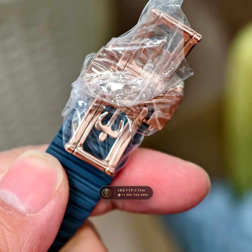 Patek Philippe Aquanaut Luce Annual Calendar 18K Rose Gold Hand-Chamfered Bevel Spec Ref. 5261R — Private Vault Edition — Studio Gallery Plate IX in 18K Rose Gold Au750 (104.6g Verified Mass, Patek Philippe Cal. 26-330 S QA LU)