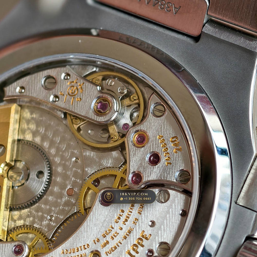 Patek Philippe Nautilus Moonphase & Power Reserve Tiffany Blue Dial Ref. 5712/1A-001 — Private Vault Edition — Studio Gallery Plate VII in 904L Stainless Steel Custom Architecture (116.3g Verified Mass, Patek Philippe Cal. 240 PS IRM C LU - 22K Gold Micro-Rotor)