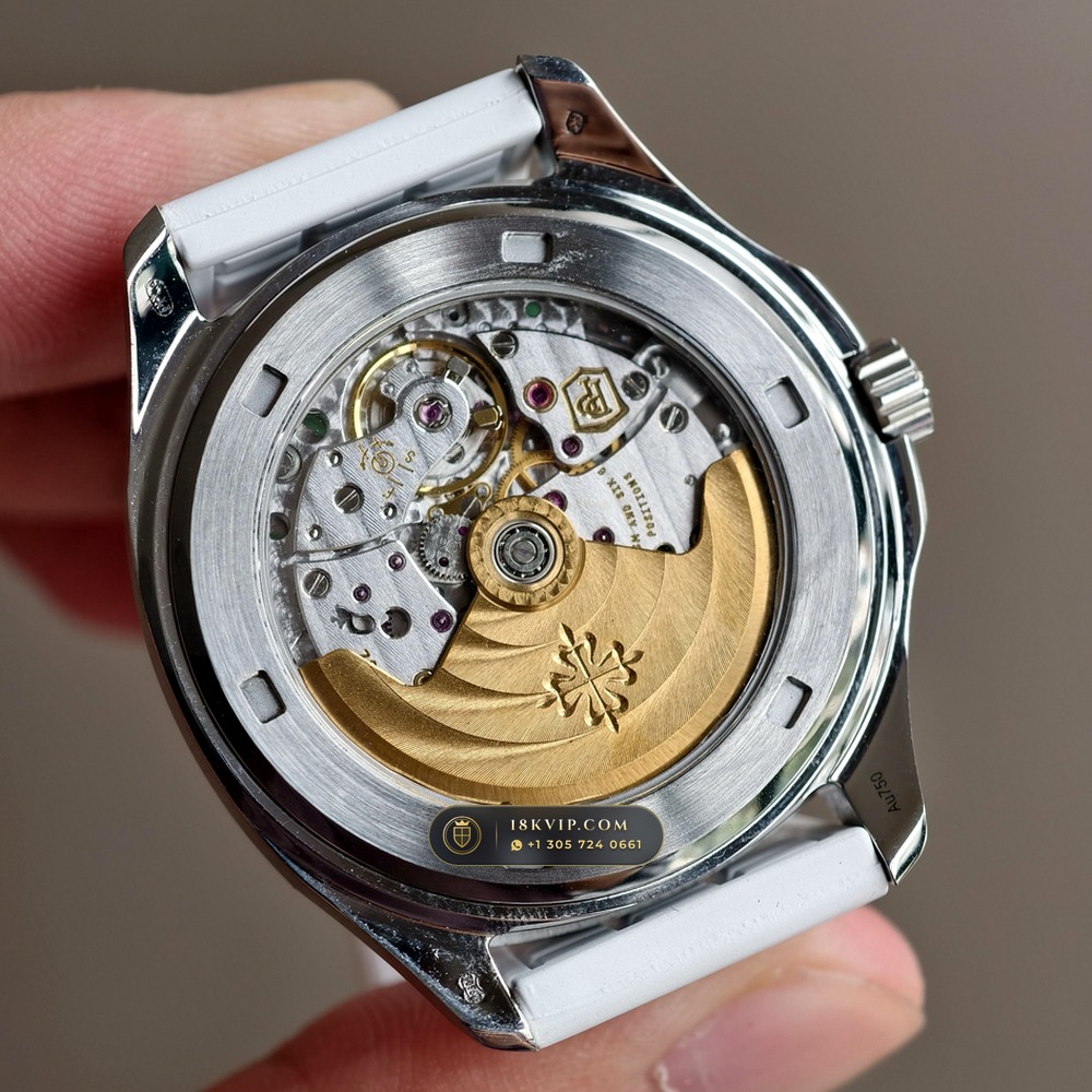 Patek Philippe Aquanaut Luce Haute Joaillerie 18K White Gold Ref. 5062/450G-010 — Private Vault Edition — Studio Gallery Plate VIII in 18K White Gold Au750 (114.5g Verified Mass, Patek Philippe Cal. 26-330 S C - 21K Gold Rotor)
