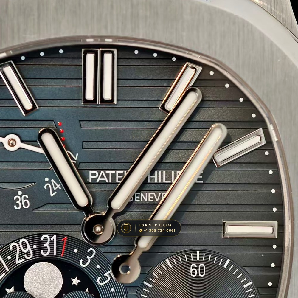Patek Philippe Nautilus Moonphase & Power Reserve Geneva Atelier Spec Ref. 5712A — Private Vault Edition — Studio Gallery Plate III in 904L Stainless Steel Custom Architecture (116.7g Verified Mass, Patek Philippe Cal. 240 PS IRM C LU - 22K Gold Micro-Rotor)