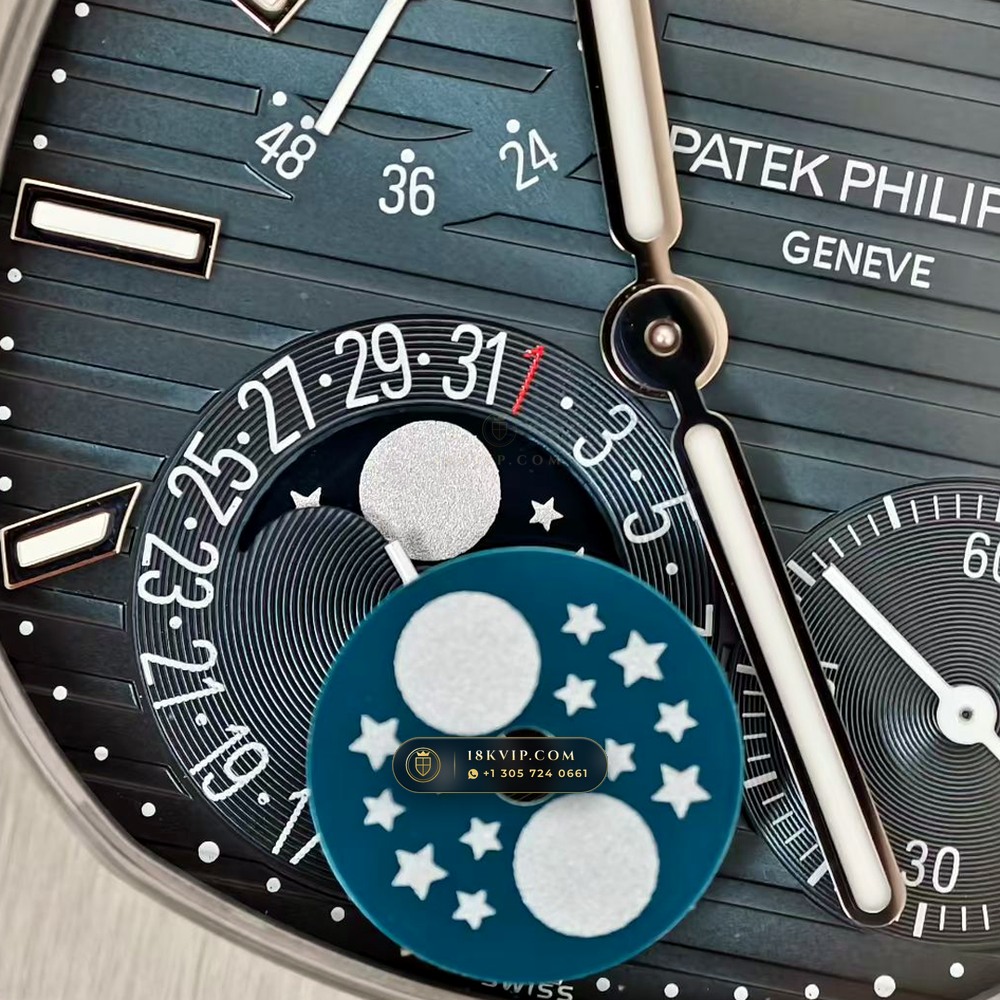 Patek Philippe Nautilus Moonphase & Power Reserve Geneva Atelier Spec Ref. 5712A — Private Vault Edition — Studio Gallery Plate IV in 904L Stainless Steel Custom Architecture (116.7g Verified Mass, Patek Philippe Cal. 240 PS IRM C LU - 22K Gold Micro-Rotor)