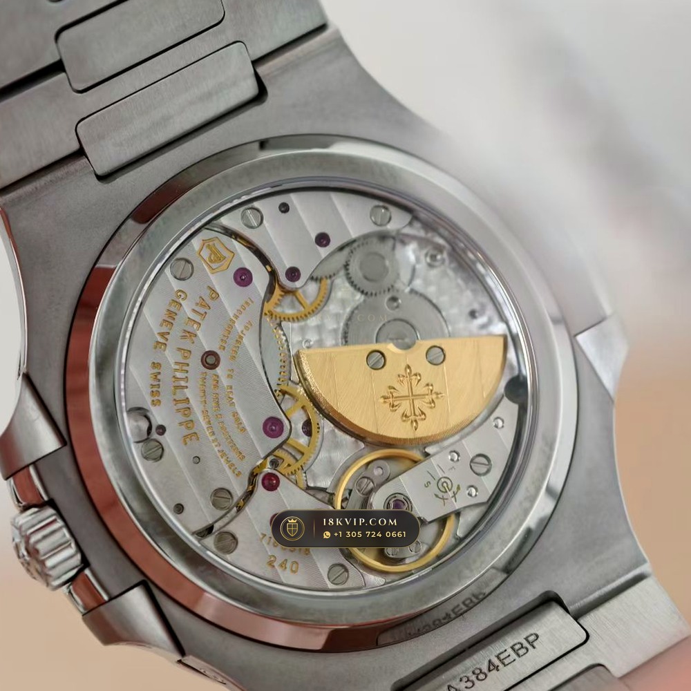Patek Philippe Nautilus Moonphase & Power Reserve Geneva Atelier Spec Ref. 5712A — Private Vault Edition — Studio Gallery Plate IX in 904L Stainless Steel Custom Architecture (116.7g Verified Mass, Patek Philippe Cal. 240 PS IRM C LU - 22K Gold Micro-Rotor)