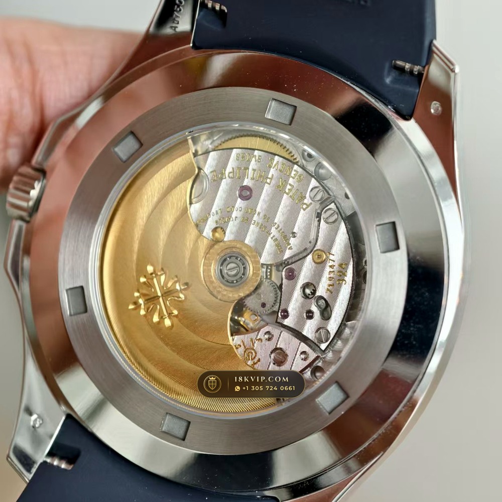 Patek Philippe Aquanaut Jumbo 42.2mm 18K White Gold Hand-Finished Buff Dial 5-Axis CNC Case Ref. 5168G — Private Vault Edition — Studio Gallery Plate VI in 18K White Gold Au750 (120.2g Verified Mass, Patek Philippe Cal. 324 S C - 21K Gold Rotor)