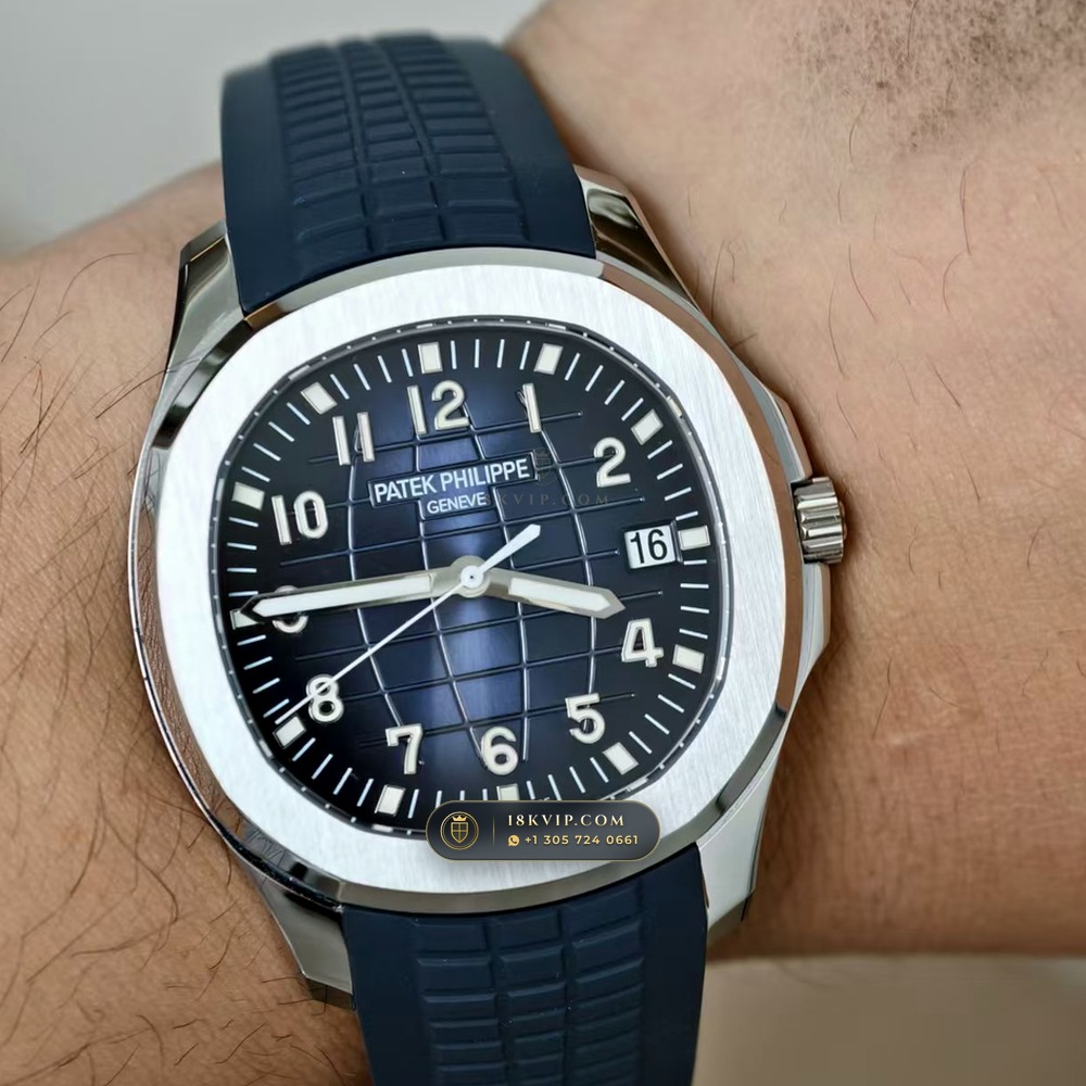 Patek Philippe Aquanaut Jumbo 42.2mm 18K White Gold Hand-Finished Buff Dial 5-Axis CNC Case Ref. 5168G — Private Vault Edition — Studio Gallery Plate IX in 18K White Gold Au750 (120.2g Verified Mass, Patek Philippe Cal. 324 S C - 21K Gold Rotor)