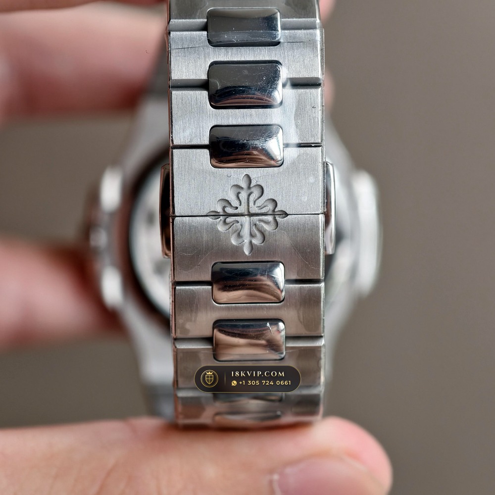 Patek Philippe Nautilus Moonphase & Power Reserve Ref. 5712/1A-001 — Private Vault Edition — Studio Gallery Plate VIII in 904L Stainless Steel Custom Architecture (116.3g Verified Mass, Patek Philippe Cal. 240 PS IRM C LU - 22K Gold Micro-Rotor)