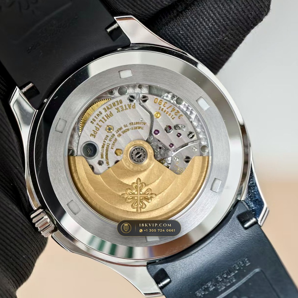 Patek Philippe Aquanaut Extra-Large Self-Winding Monte-Carlo Showroom Spec Ref. 5167A — Private Vault Edition — Studio Gallery Plate V in 904L Stainless Steel Custom Architecture (79.2g Verified Mass, Patek Philippe Cal. 324 S C - 21K Gold Rotor)