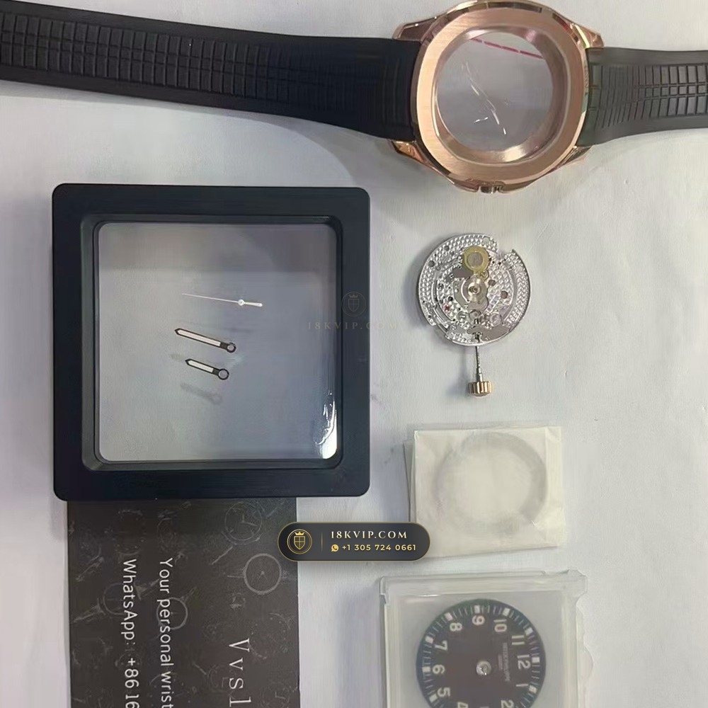 Patek Philippe Aquanaut Extra-Large Self-Winding 18K Rose Gold Monte-Carlo Showroom Spec Ref. 5167R — Private Vault Edition — Studio Gallery Plate XII in 18K Rose Gold Au750 (108.1g Verified Mass, Patek Philippe Cal. 324 S C - 21K Gold Rotor)