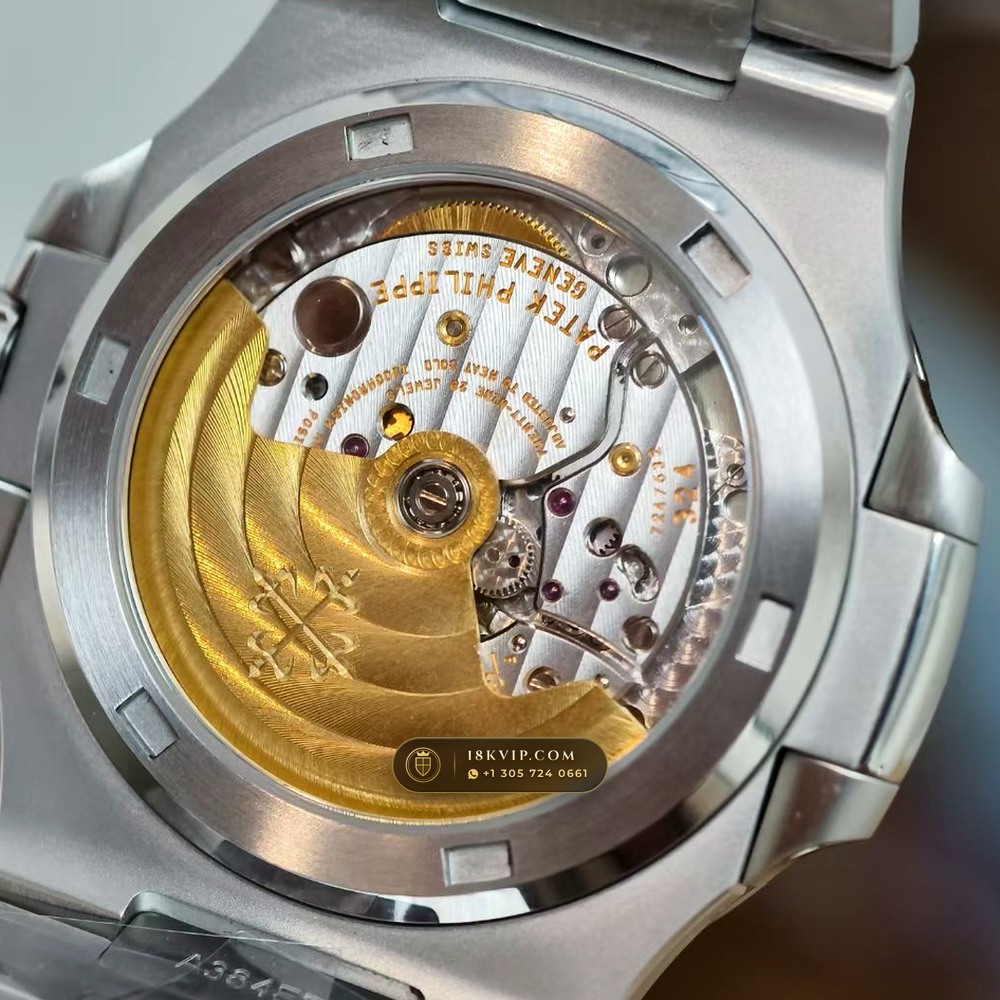 Patek Philippe Nautilus Self-Winding Monte-Carlo Showroom Spec Ref. 5711A — Private Vault Edition — Studio Gallery Plate VII in 904L Stainless Steel Custom Architecture (115.0g Verified Mass, Patek Philippe Cal. 26-330 S C / Cal. 324 S C - 21K Gold Rotor)