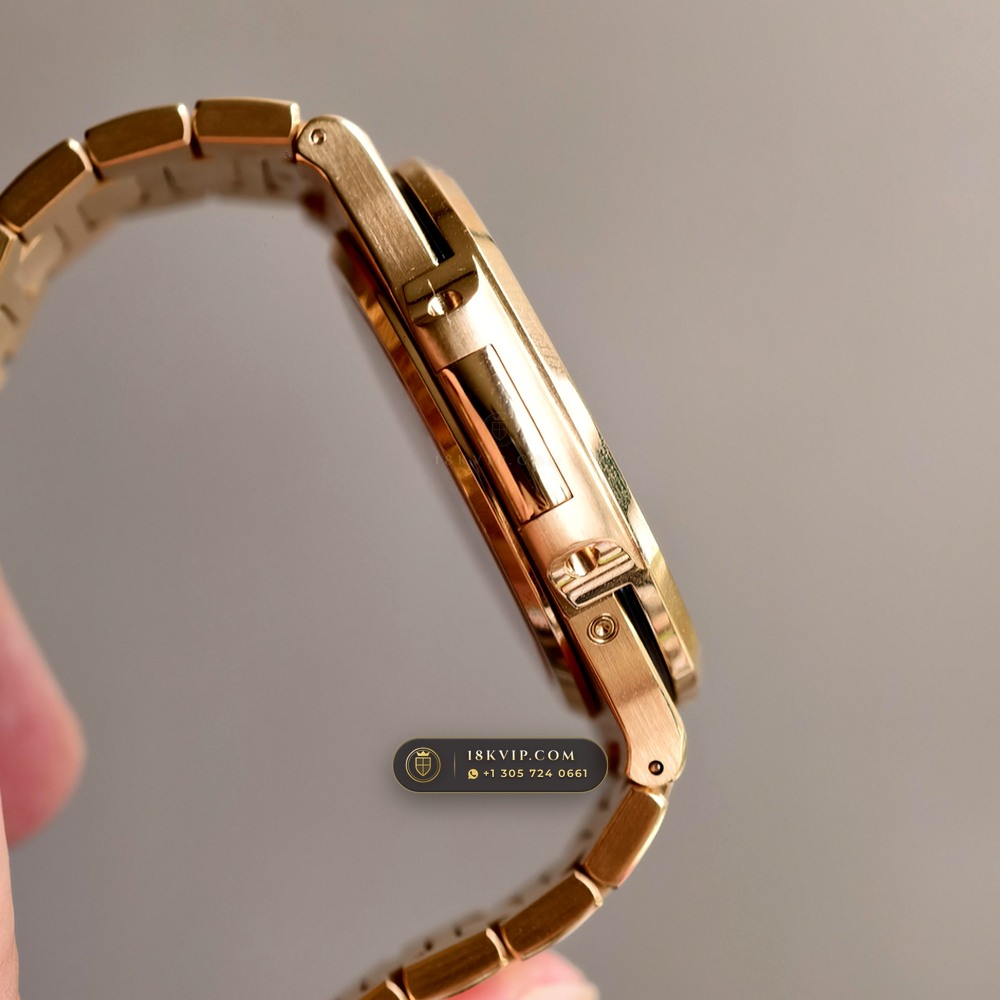 Patek Philippe Nautilus Moonphase & Power Reserve 18K Rose Gold Ref. 5712/1R-001 — Private Vault Edition — Studio Gallery Plate VI in 18K Rose Gold Au750 (186.2g Verified Mass, Patek Philippe Cal. 240 PS IRM C LU - 22K Gold Micro-Rotor)