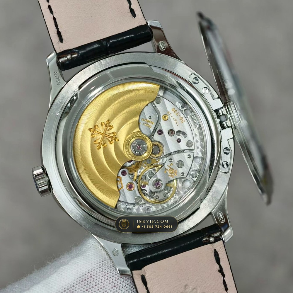Patek Philippe Calatrava Automatic 18K White Gold Ref. 5227G-001 — Private Vault Edition — Studio Gallery Plate V in 18K White Gold Au750 (79.0g Verified Mass, Patek Philippe Cal. 324 S C - 21K Gold Rotor)