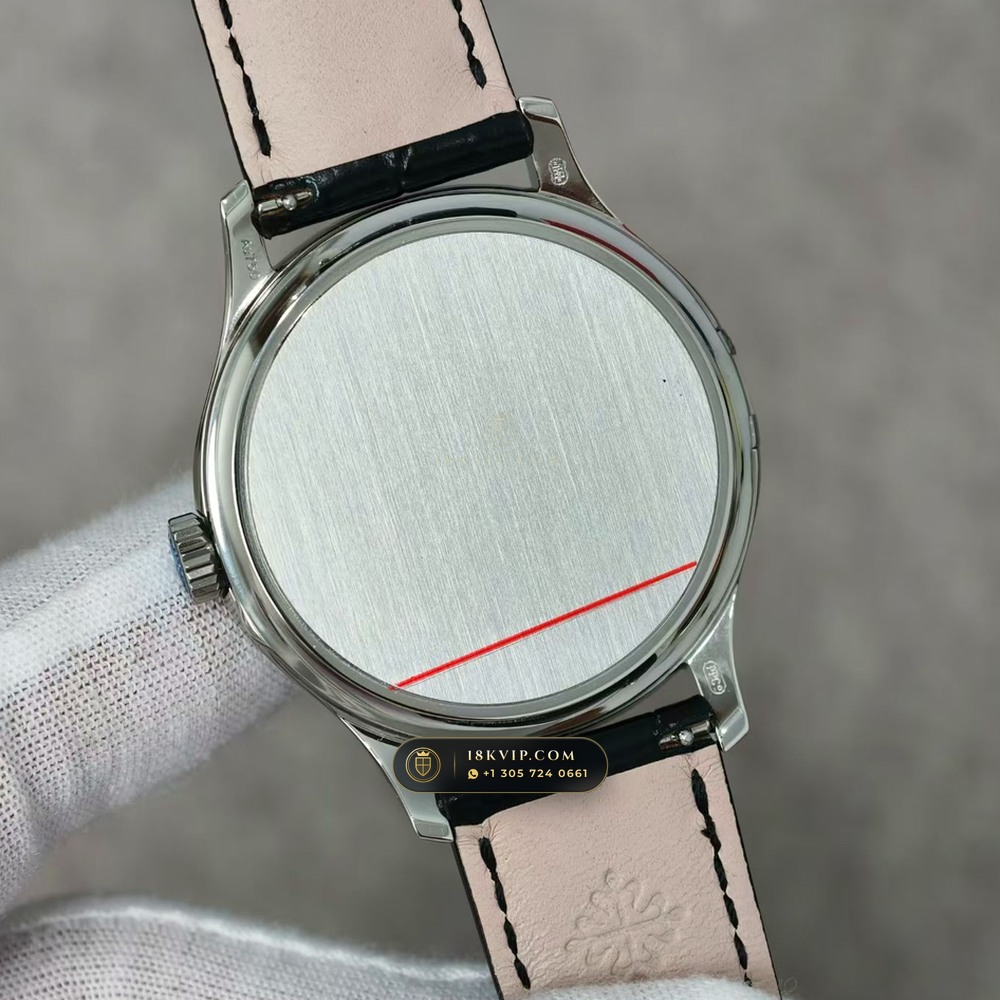 Patek Philippe Calatrava Automatic 18K White Gold Ref. 5227G-001 — Private Vault Edition — Studio Gallery Plate VII in 18K White Gold Au750 (79.0g Verified Mass, Patek Philippe Cal. 324 S C - 21K Gold Rotor)