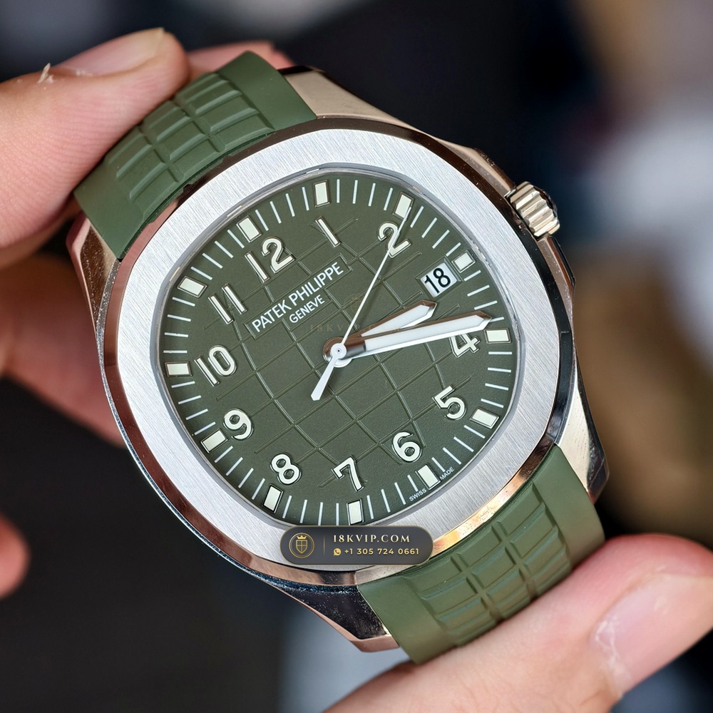 Patek Philippe Aquanaut Jumbo 42.2mm 18K White Gold Ref. 5168G — Private Vault Edition — Studio Gallery Plate II in 18K White Gold Au750 (120.6g Verified Mass, Patek Philippe Cal. 324 S C - 21K Gold Rotor)