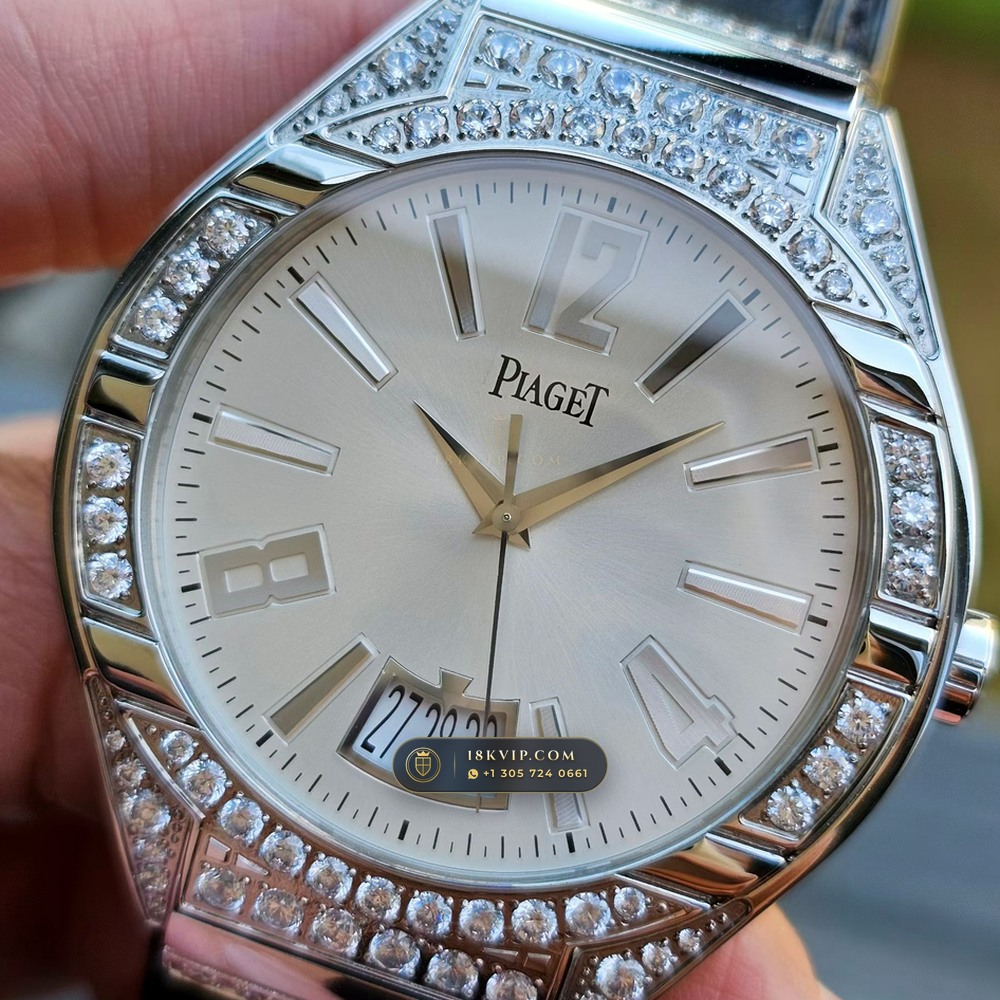 Piaget Polo Date Automatic 42mm Classic Dial Ref. G0A41002 — Private Vault Edition — Studio Gallery Plate II in 904L Stainless Steel Custom Architecture (134.4g Verified Mass, Piaget Manufacture Cal. 1110P)