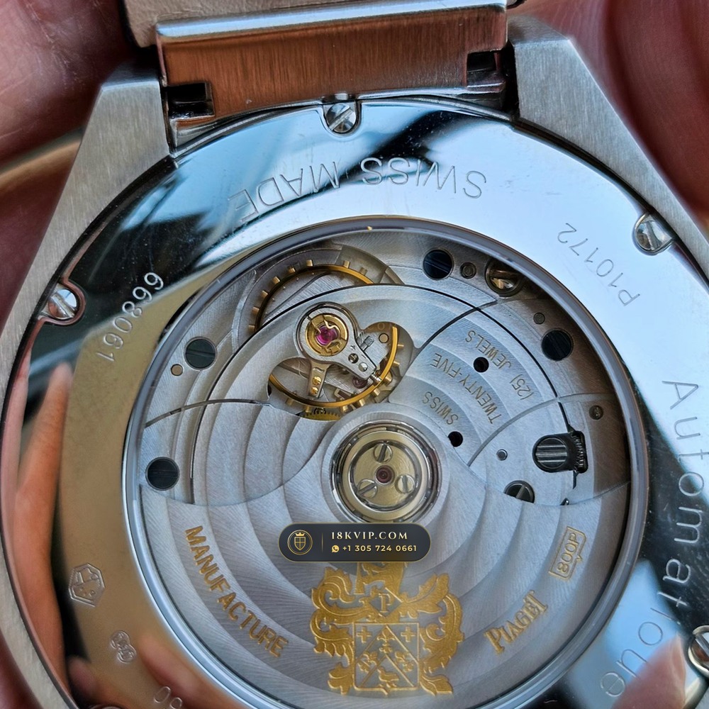 Piaget Polo Date Automatic 42mm Classic Dial Ref. G0A41002 — Private Vault Edition — Studio Gallery Plate III in 904L Stainless Steel Custom Architecture (134.4g Verified Mass, Piaget Manufacture Cal. 1110P)