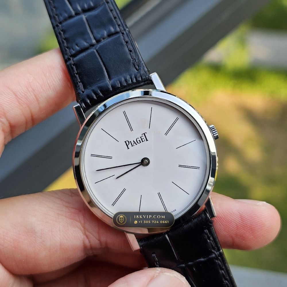 Piaget Altiplano Ultra-Thin 38mm Hand-Wound Cal. 830P 18K White Gold Ref. G0A29112 — Private Vault Edition — Studio Gallery Plate II in 18K White Gold Au750 (56.1g Verified Mass, Piaget Ultra-Thin Cal. 430P / Cal. 800P)