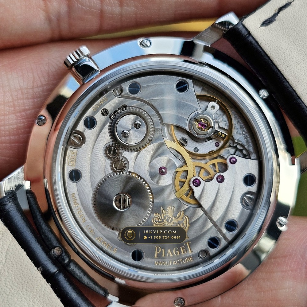 Piaget Altiplano Ultra-Thin 38mm Hand-Wound Cal. 830P 18K White Gold Ref. G0A29112 — Private Vault Edition — Studio Gallery Plate V in 18K White Gold Au750 (56.1g Verified Mass, Piaget Ultra-Thin Cal. 430P / Cal. 800P)