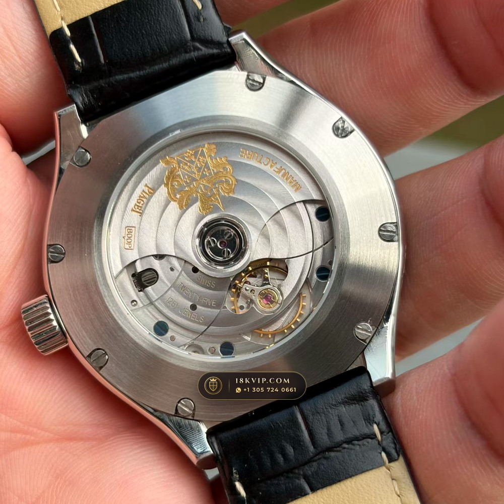 Piaget Polo Date 42mm Horizontal Guilloche Blue Dial Ref. G0A41002 — Private Vault Edition — Studio Gallery Plate IV in 904L Stainless Steel Custom Architecture (134.2g Verified Mass, Piaget Manufacture Cal. 1110P)