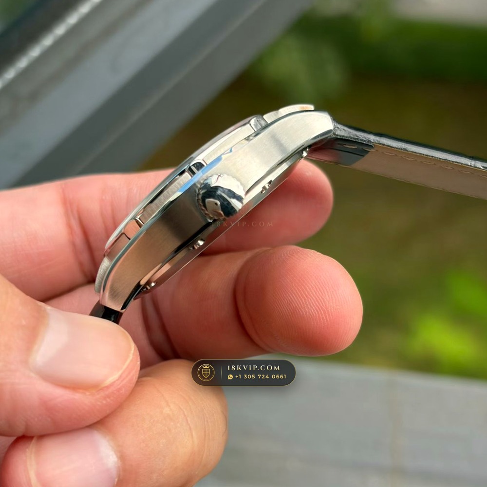 Piaget Polo Date 42mm Horizontal Guilloche Blue Dial Ref. G0A41002 — Private Vault Edition — Studio Gallery Plate V in 904L Stainless Steel Custom Architecture (134.2g Verified Mass, Piaget Manufacture Cal. 1110P)