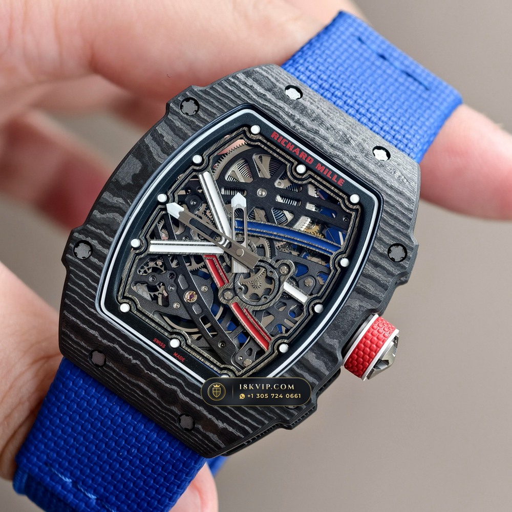 Richard Mille RM 67-02 Automatic Extra-Flat Sebastien Ogier Carbon TPT Geneva Atelier Spec — Private Vault Edition — Studio Gallery Plate III in Carbon TPT & Grade 5 Titanium (33.6g Verified Mass, Richard Mille Cal. CRMA7 Skeletonized Titanium)