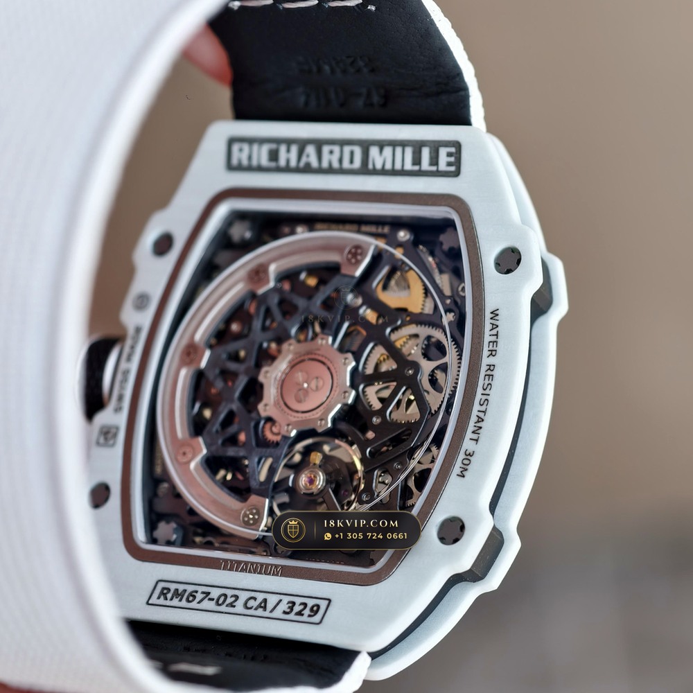 Richard Mille RM 67-02 Automatic Extra-Flat UAE Limited Edition Chronometer Regulated Spec — Private Vault Edition — Studio Gallery Plate VII in Carbon TPT & Grade 5 Titanium (33.3g Verified Mass, Richard Mille Cal. CRMA7 Skeletonized Titanium)