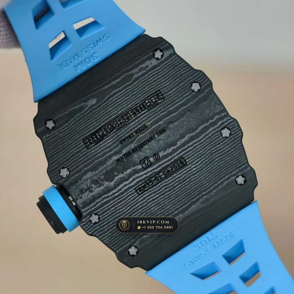 Richard Mille RM 35-01 Rafael Nadal Manual Winding — Private Vault Edition — Studio Gallery Plate VII in Carbon TPT & Grade 5 Titanium (50.6g Verified Mass, Richard Mille Cal. RMUL3 Grade 5 Titanium Skeleton)