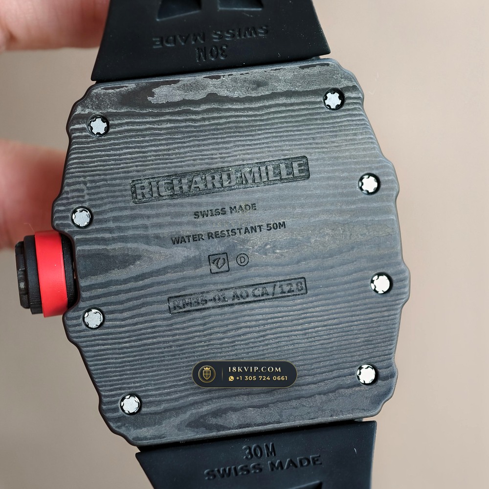 Richard Mille RM 35-01 Rafael Nadal Manual Winding 5-Axis CNC Case — Private Vault Edition — Studio Gallery Plate VI in Carbon TPT & Grade 5 Titanium (50.6g Verified Mass, Richard Mille Cal. RMUL3 Grade 5 Titanium Skeleton)