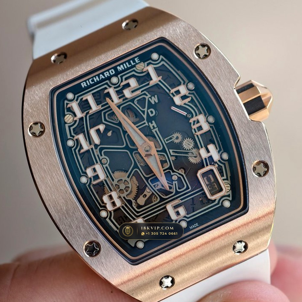 Richard Mille RM 67-01 Automatic Extra-Flat Skeleton 18K Rose Gold — Private Vault Edition — Studio Gallery Plate IV in 18K Rose Gold Au750 (73.8g Verified Mass, Richard Mille Cal. CRMA6 - Platinum Rotor)