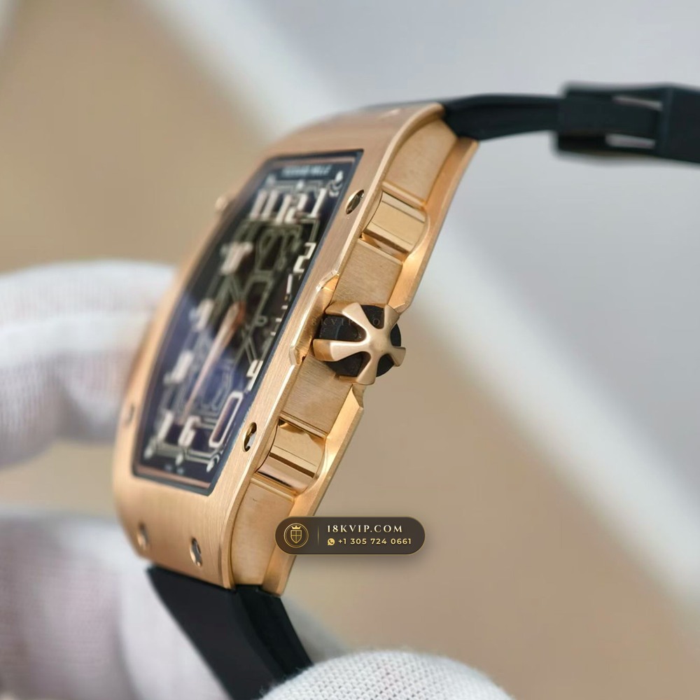 Richard Mille RM 67-01 Automatic Extra-Flat 18K Rose Gold — Private Vault Edition — Studio Gallery Plate VI in 18K Rose Gold Au750 (73.4g Verified Mass, Richard Mille Cal. CRMA6 - Platinum Rotor)