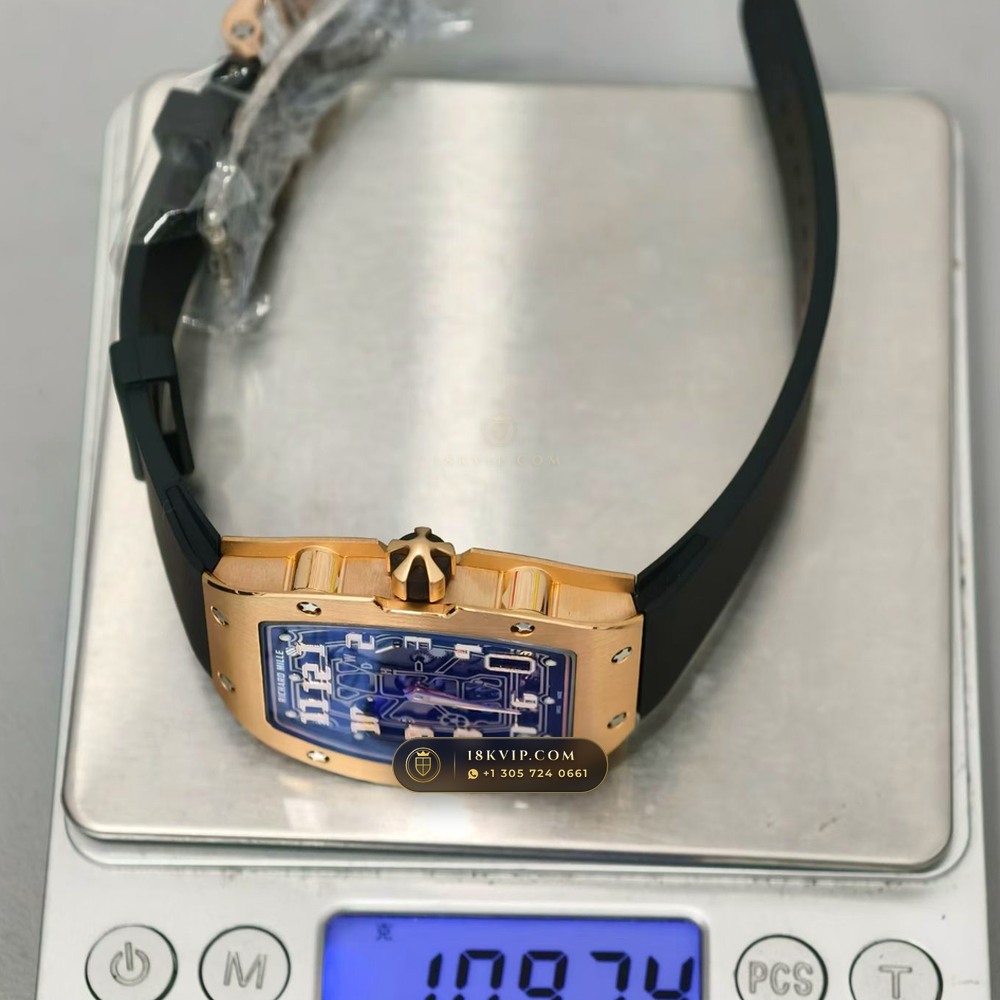 Richard Mille RM 67-01 Automatic Extra-Flat 18K Rose Gold — Private Vault Edition — Studio Gallery Plate IX in 18K Rose Gold Au750 (73.4g Verified Mass, Richard Mille Cal. CRMA6 - Platinum Rotor)