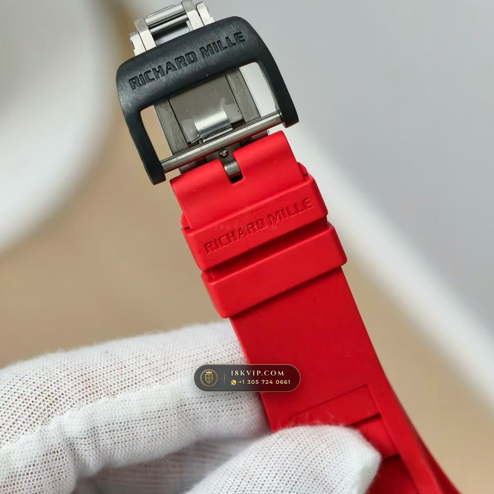 Richard Mille RM 35-02 Rafael Nadal Automatic Crimson Quartz TPT 5-Axis CNC Case — Private Vault Edition — Studio Gallery Plate VIII in Carbon TPT & Grade 5 Titanium (50.7g Verified Mass, Richard Mille Cal. RMAL1 Variable-Geometry Rotor)