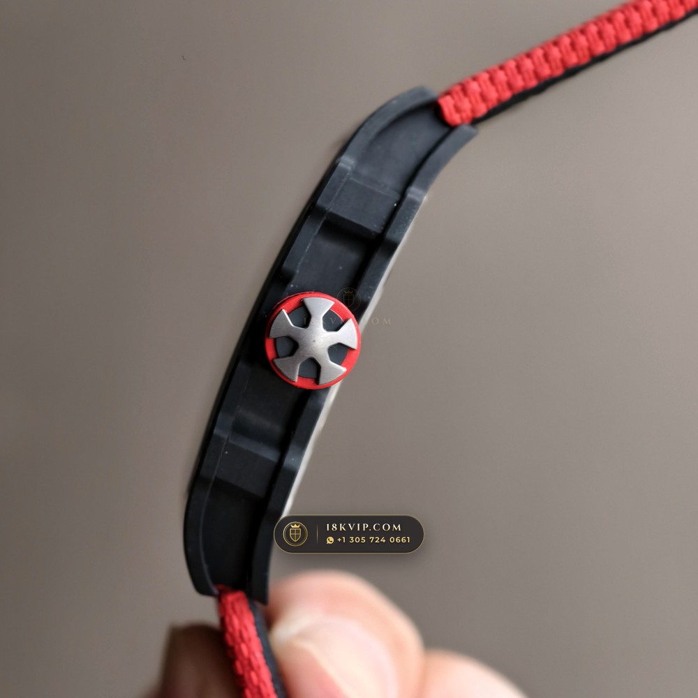 Richard Mille RM 67-02 Automatic Extra-Flat Italy Limited Edition 5-Axis CNC Case — Private Vault Edition — Studio Gallery Plate VI in Carbon TPT & Grade 5 Titanium (33.2g Verified Mass, Richard Mille Cal. CRMA7 Skeletonized Titanium)